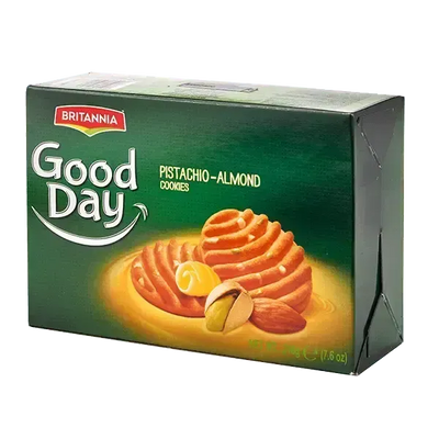 Britannia Good Day Pistachio Almond Cookies - 231g-Global Food Hub
