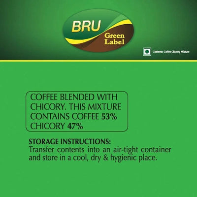 Bru Green Label Filter Coffee - 200g-Global Food Hub