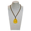 Buddha Necklace / Mala Yellow-Global Food Hub