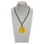 Buddha Necklace / Mala Yellow-Global Food Hub