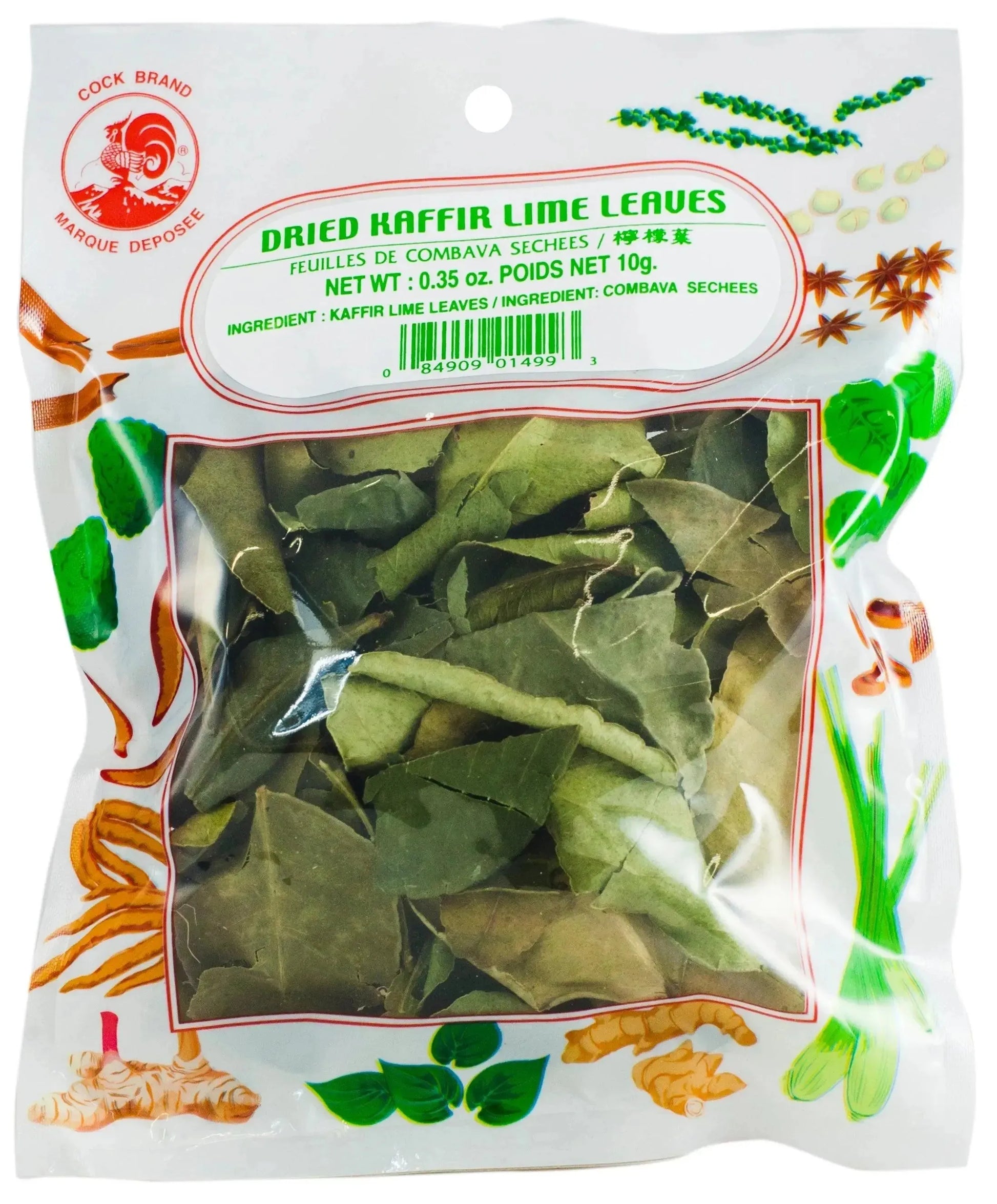 COCK - Dried Lime Leaves - 10g-Global Food Hub