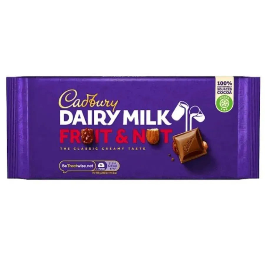 Cadbury Dairy Milk Fruit and Nuts - 110g-Global Food Hub