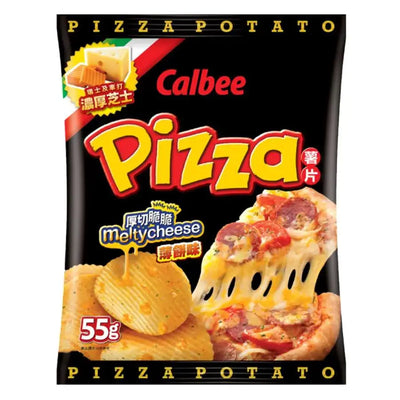 Calbee Potato Crisps Pizza Flavour-Global Food Hub
