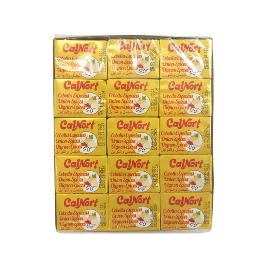 Calnort Bouillon Cubes Onion-Spices - 60 Cubes / 600g-Global Food Hub