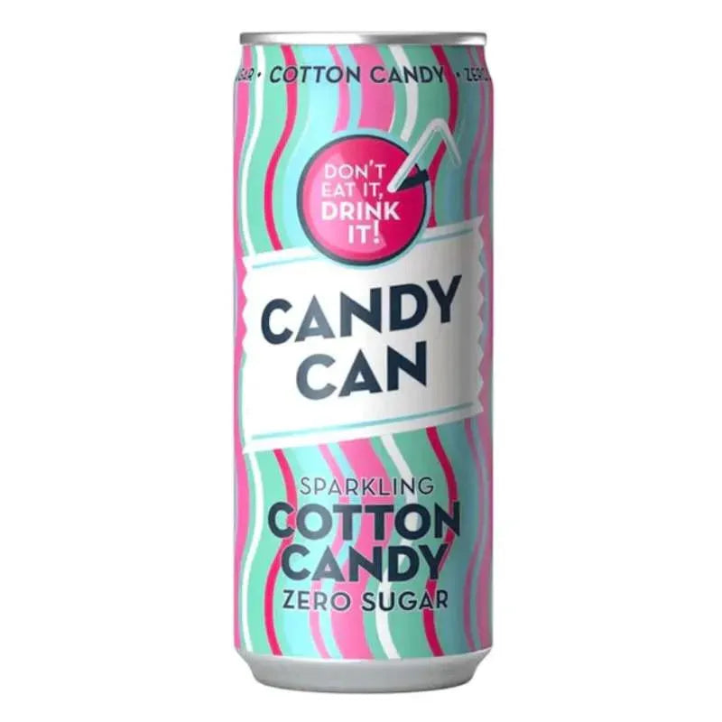 Candy Can Cotton Candy Zero Sugar - 330ml-Global Food Hub