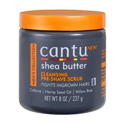 Cantu Mens Cleansing Pre-Shave Scrub - 227g-Global Food Hub