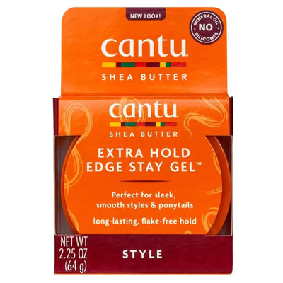 Cantu Natural Edge Styling Gel-64 grams-Global Food Hub