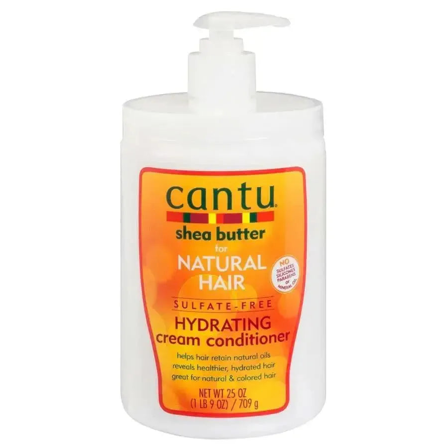 Cantu Natural Sulfate Free Hydrating Conditioner 709 grams Salon Size-709 ml-Global Food Hub