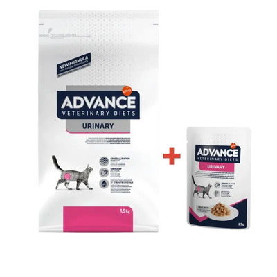 Cat Food - Advance Veterinary Diets Urinary - 1.5kg With Additional 85g-Global Food Hub