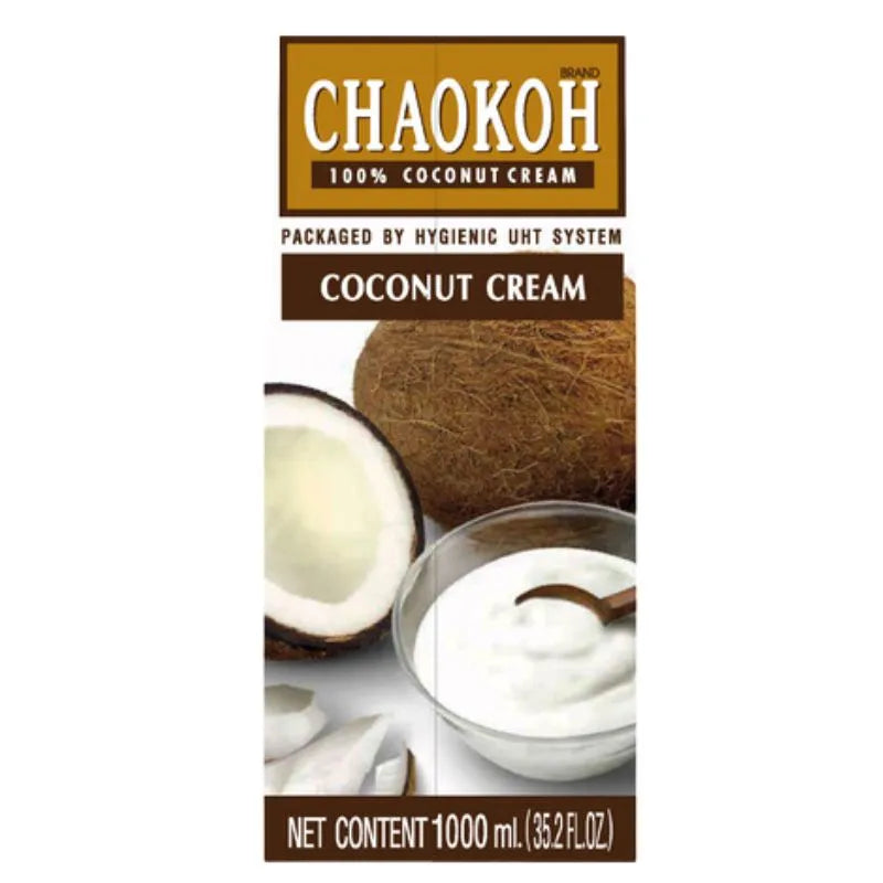 Chaokoh - Coconut Cream Tetra Pack (23% Fat) - 1ltr-Global Food Hub