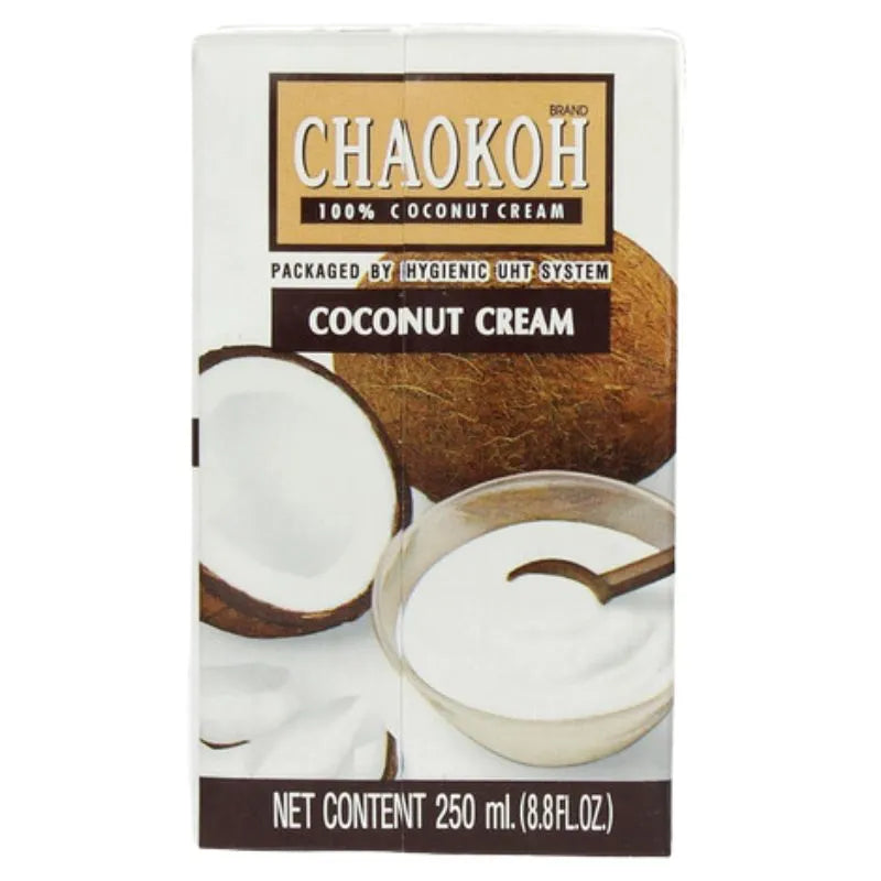 Chaokoh - Coconut Cream Tetra Pack (23% Fat) - 250ml-Global Food Hub