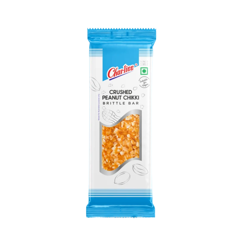 Charliee Crushed Peanut Chikki - 30g-Global Food Hub