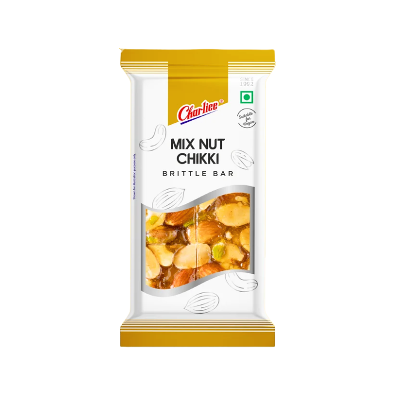 Charliee Mix Nut Chikki - 100g-Global Food Hub