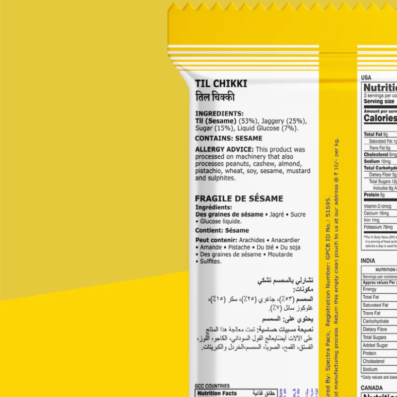 Charliee Til Chikki - 30g-Global Food Hub