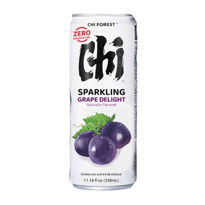 Chi Forest Sparkling Water Grape Delight - 330ml-Global Food Hub