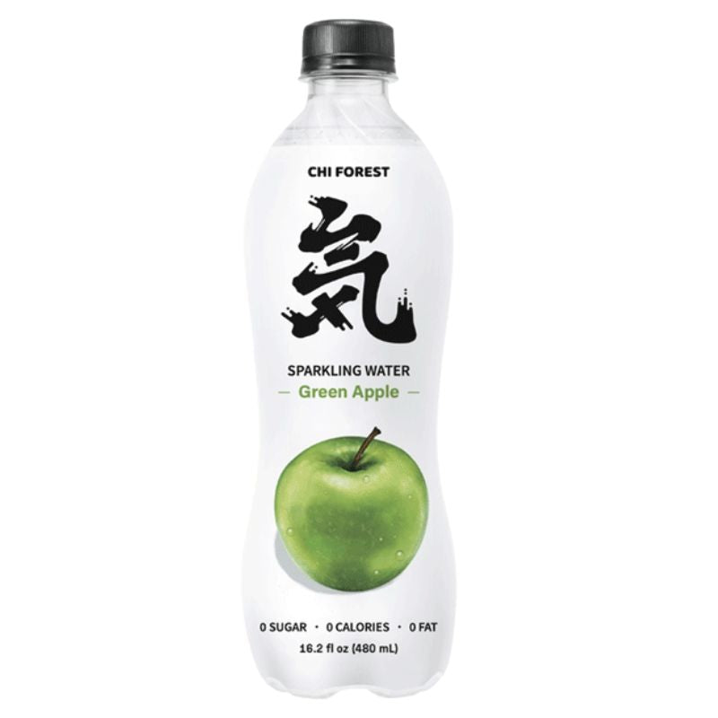 Chi Forest Sparkling Water Green Apple - 480ml-Global Food Hub