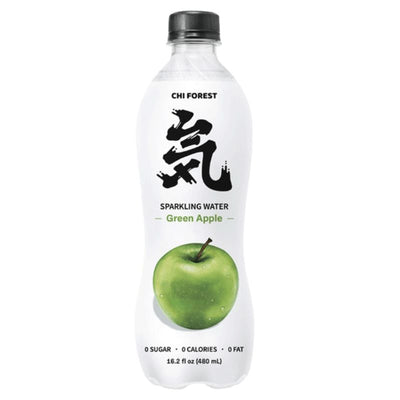 Chi Forest Sparkling Water Green Apple - 480ml-Global Food Hub