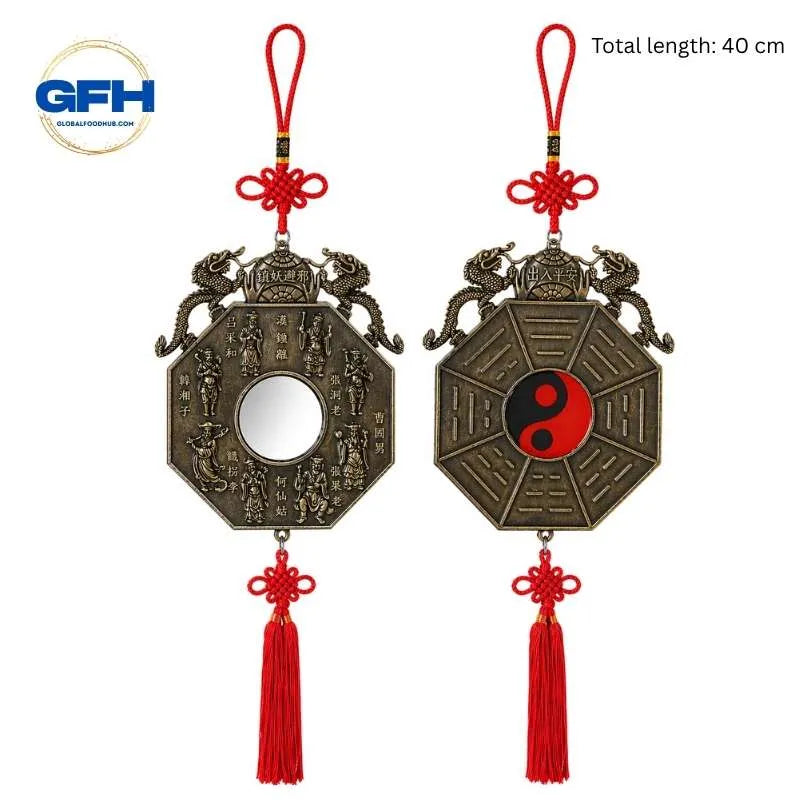 Chinese Bagua Amulet with Mirror - 1 piece-Global Food Hub