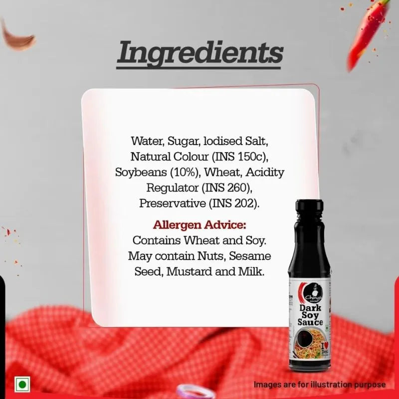 Chings Dark Soya Sauce - 210ml-Global Food Hub
