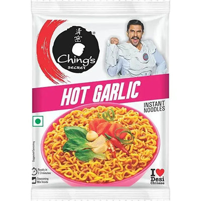Chings Hot Garlic Instant Noodles-Global Food Hub