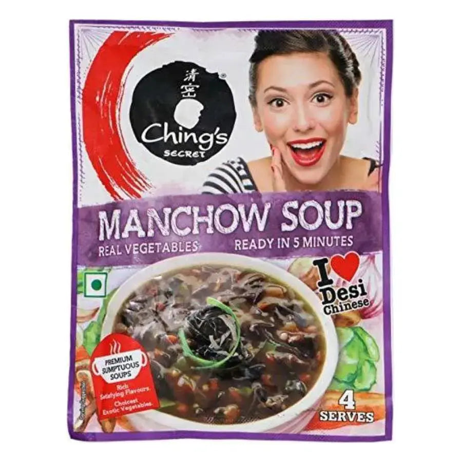 Chings Instant Manchow Soup - 55g-Global Food Hub