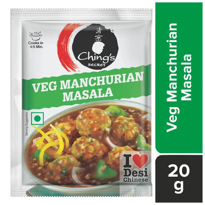 Chings Secret Veg Manchurian Masala, 20 g Pouch-Global Food Hub