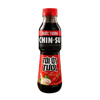 Chinsu Soy Sauce Chilli Garlic - 330ml-Global Food Hub