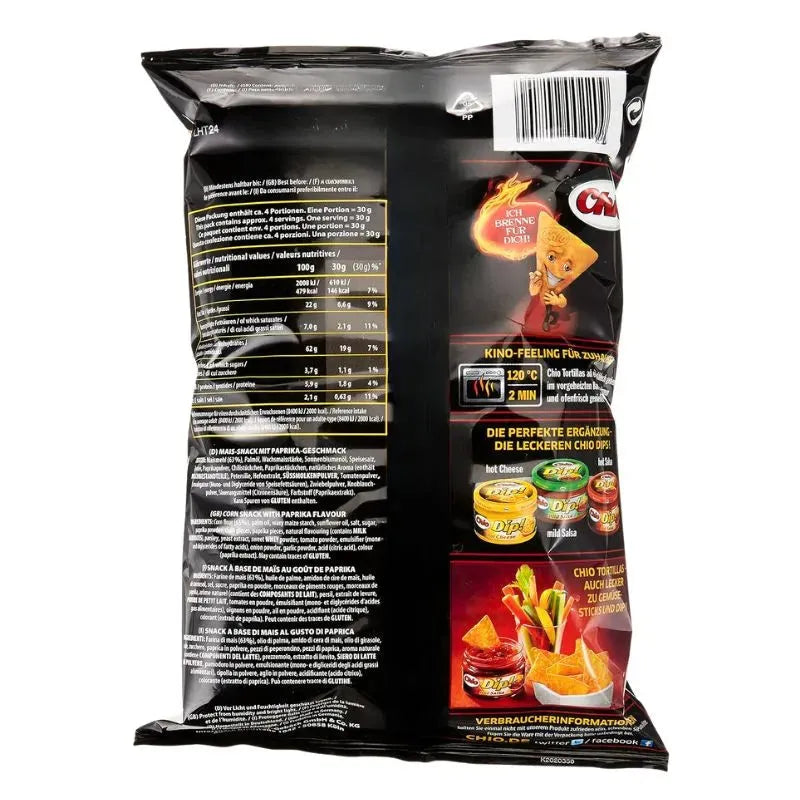 Chio Tortillas Wild Paprika - 110g-Global Food Hub