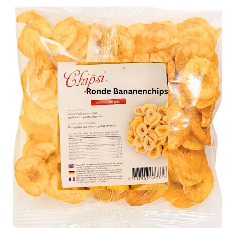 Chipsi Ronde Bananenchip - 150g-Global Food Hub