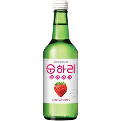 Chum Churum - Soju Strawberry 12% Alc. (Age Check Included) - 350ml-Global Food Hub