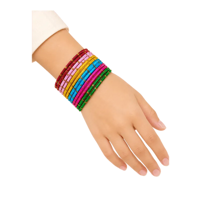 Clara Kids Bangles Set of 24 - Multicolour - Size 2-Global Food Hub