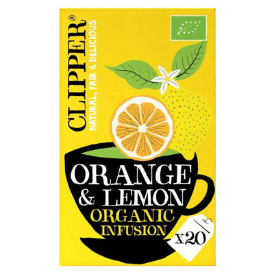Clipper Organic Tea - Orange & Lemon-45 grams-Global Food Hub