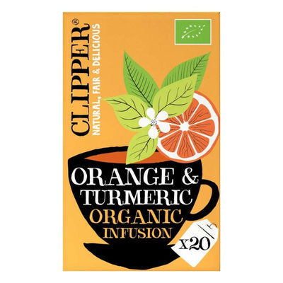 Clipper Organic Tea - Orange & Turmeric-45 grams-Global Food Hub