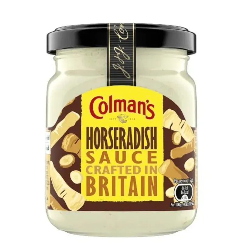 Colman's Horseradish Sauce Crafted in Britain - 136g-Global Food Hub