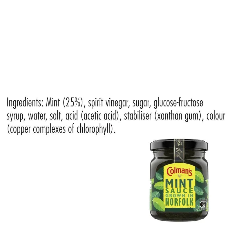 Colman's Mint Sauce - 165g-Global Food Hub