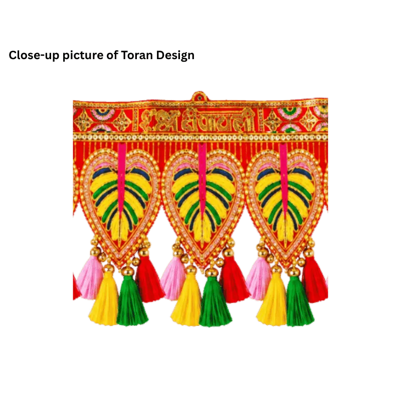 Colorful Pan Leaf Design Toran - ES17-Global Food Hub