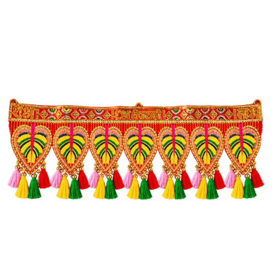 Colorful Pan Leaf Design Toran - ES17-Global Food Hub