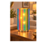 Colourful Glass Candle Holder Set with Three-Cup Tealight Stand-Global Food Hub