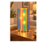 Colourful Glass Candle Holder Set with Three-Cup Tealight Stand-Global Food Hub