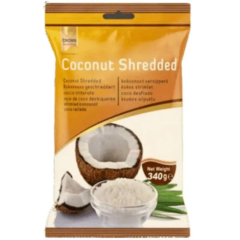 Crown Frozen Grated/Shredded Coconut- 340g-Global Food Hub