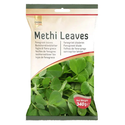 Crown Frozen Methi Leaves - 340g-Global Food Hub