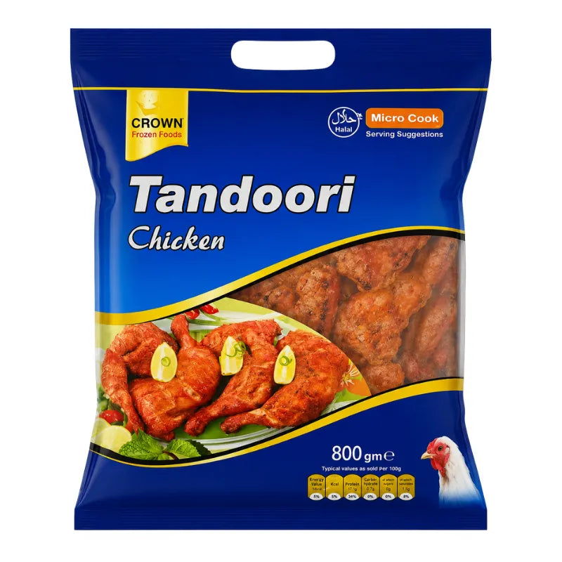 Crown Frozen Tandoori Chicken - 800g-Global Food Hub