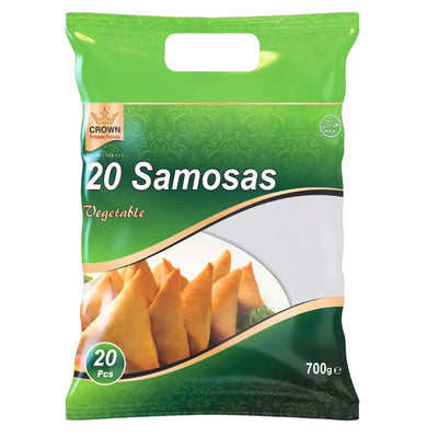 Crown Frozen Vegetable Samosa-700 grams-Global Food Hub