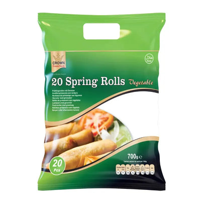 Crown Frozen Vegetable Spring Roll - 700g-Global Food Hub