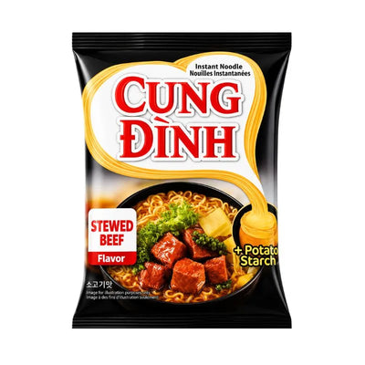 Cung Dinh Instant Noodle Stewed Beef - 77g-Global Food Hub