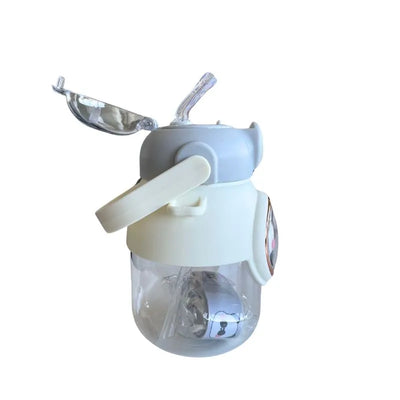 Cute Cartoon Leak-Proof Water Bottle With Rope White Panda-Global Food Hub