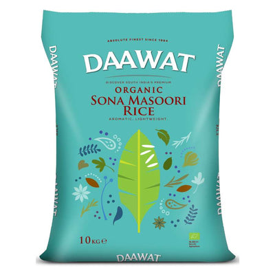 Daawat - 10kg Organic Sona Masoori Rice-Global Food Hub