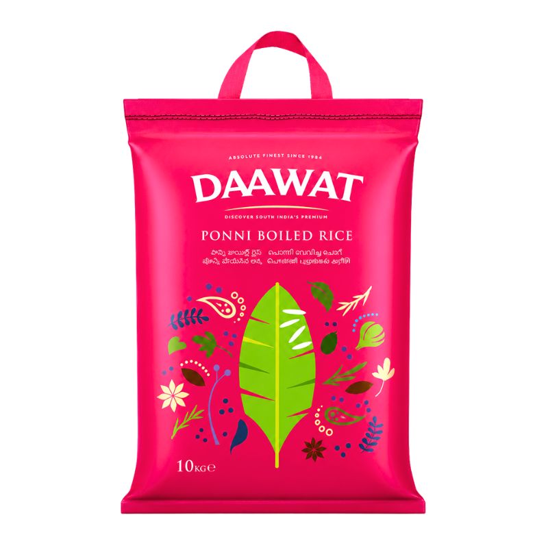 Daawat Ponni Boiled Rice - 10Kg-Global Food Hub