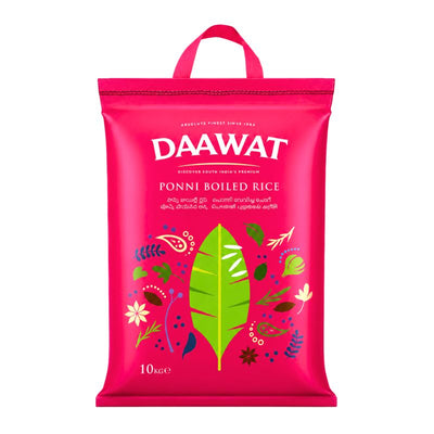 Daawat Ponni Boiled Rice - 10Kg-Global Food Hub