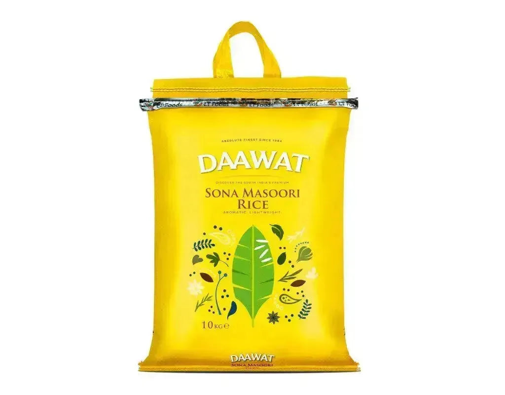 Daawat Sona Masoori Rice - 10Kg-Global Food Hub